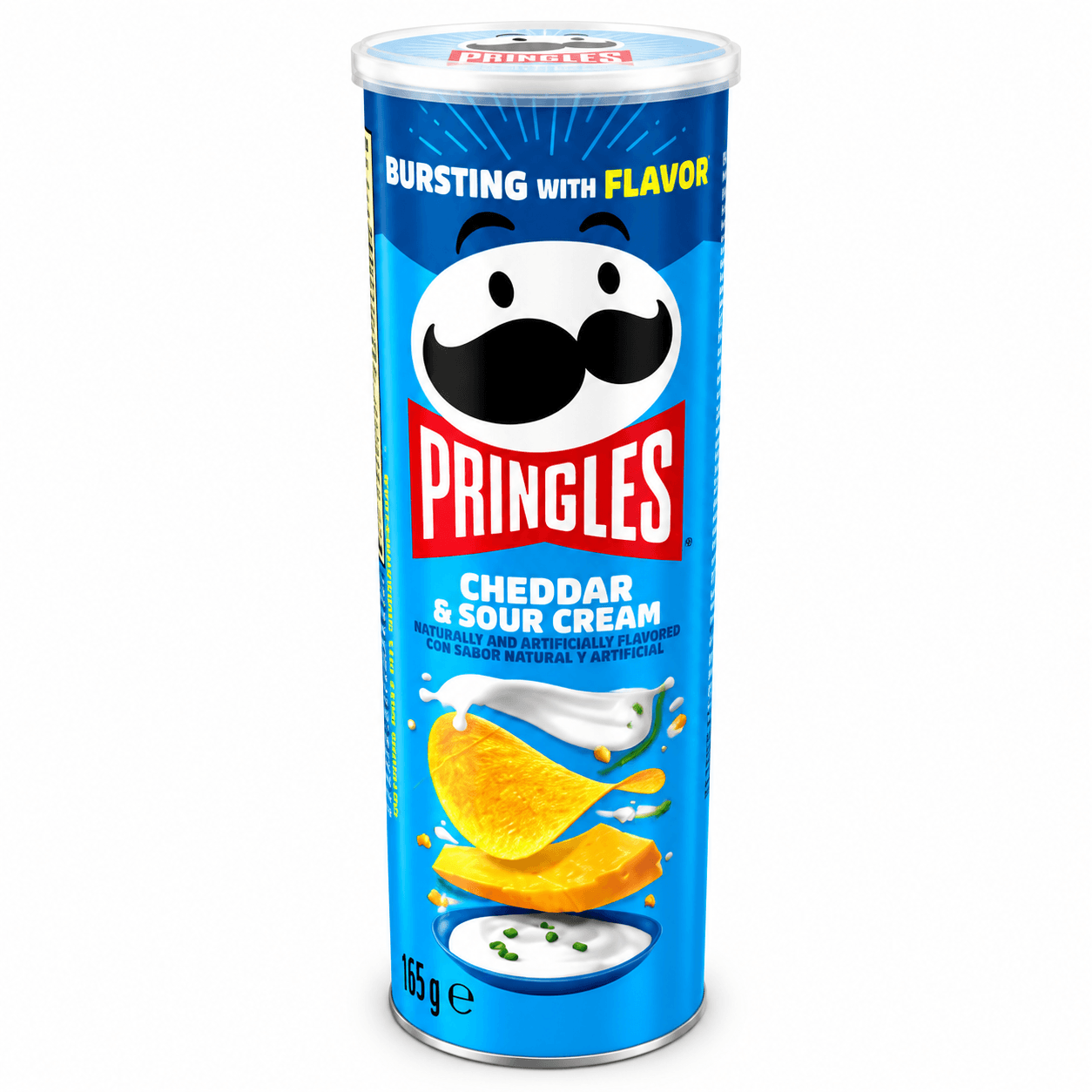 pringles cheddar & sour cream 165gr.