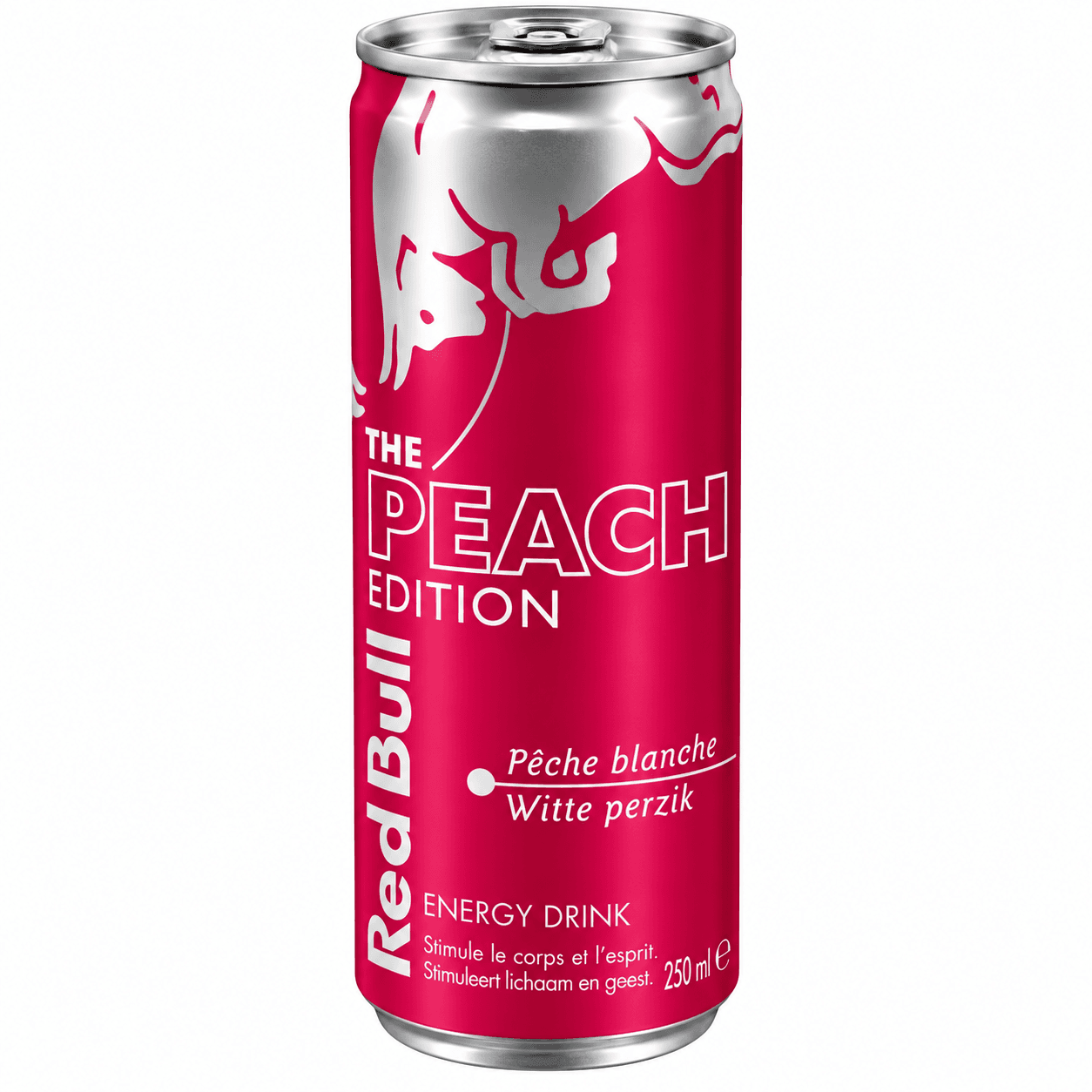 red bull white peach