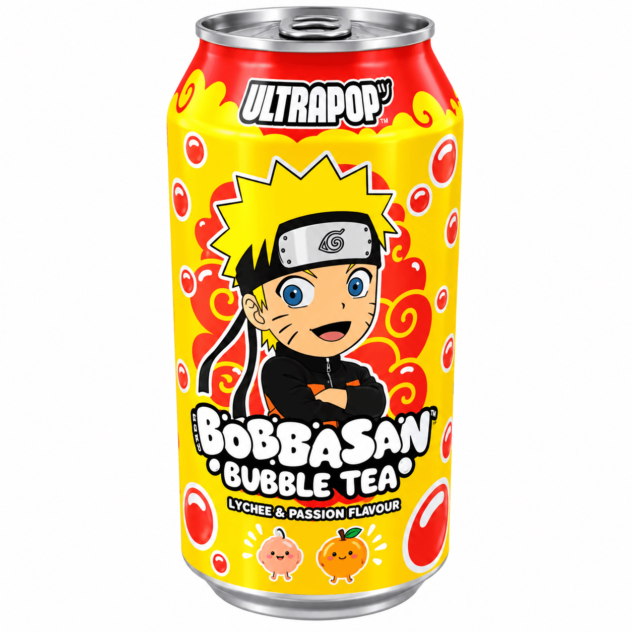 ultrapop bobbasan bubble tea lychee & passion flavor