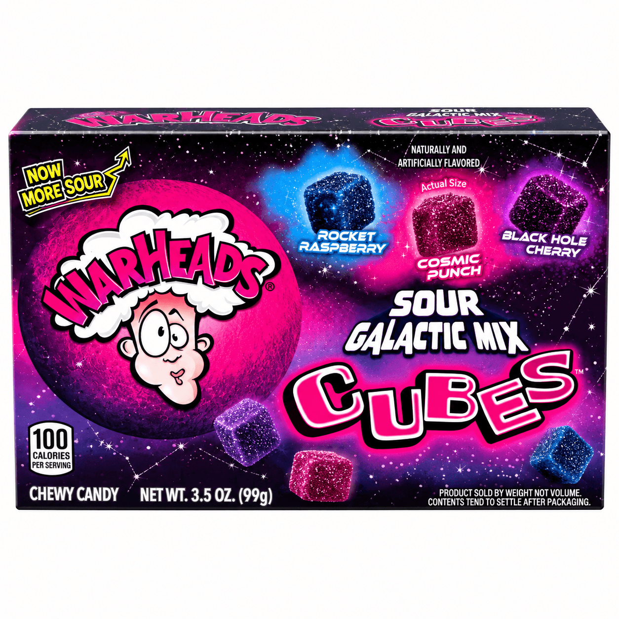 warheads cubes sour galactic mix 99gr